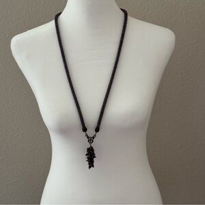 Elegant Purple Beaded Necklace